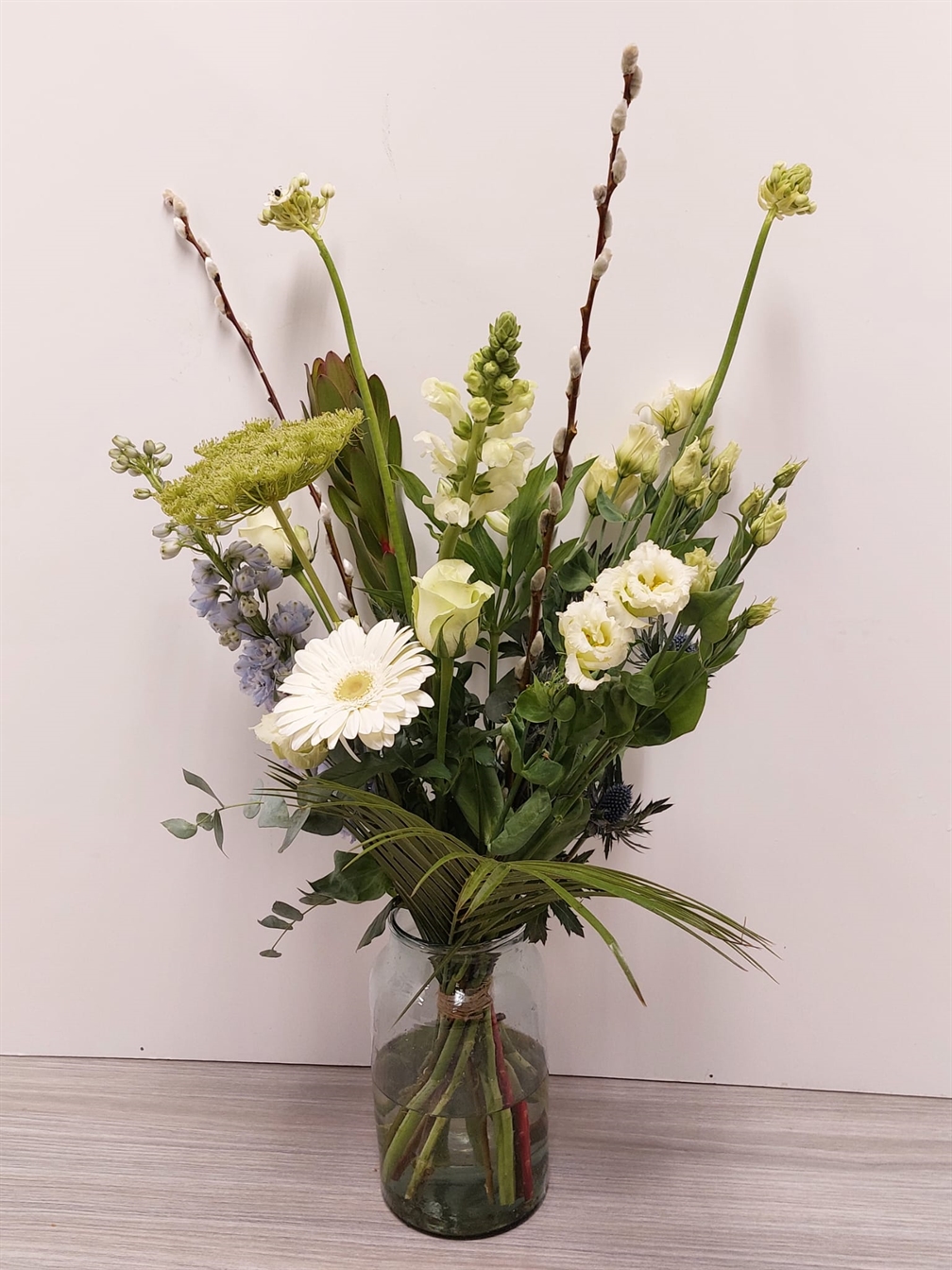 boeket gemengd wit